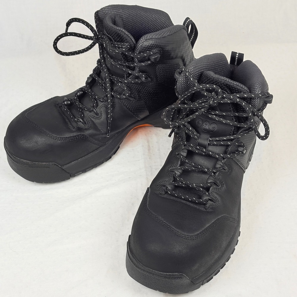 New Balance 989v1 Mens 8 2E Black Composite Toe Work Boots Womens 9.5 Safety